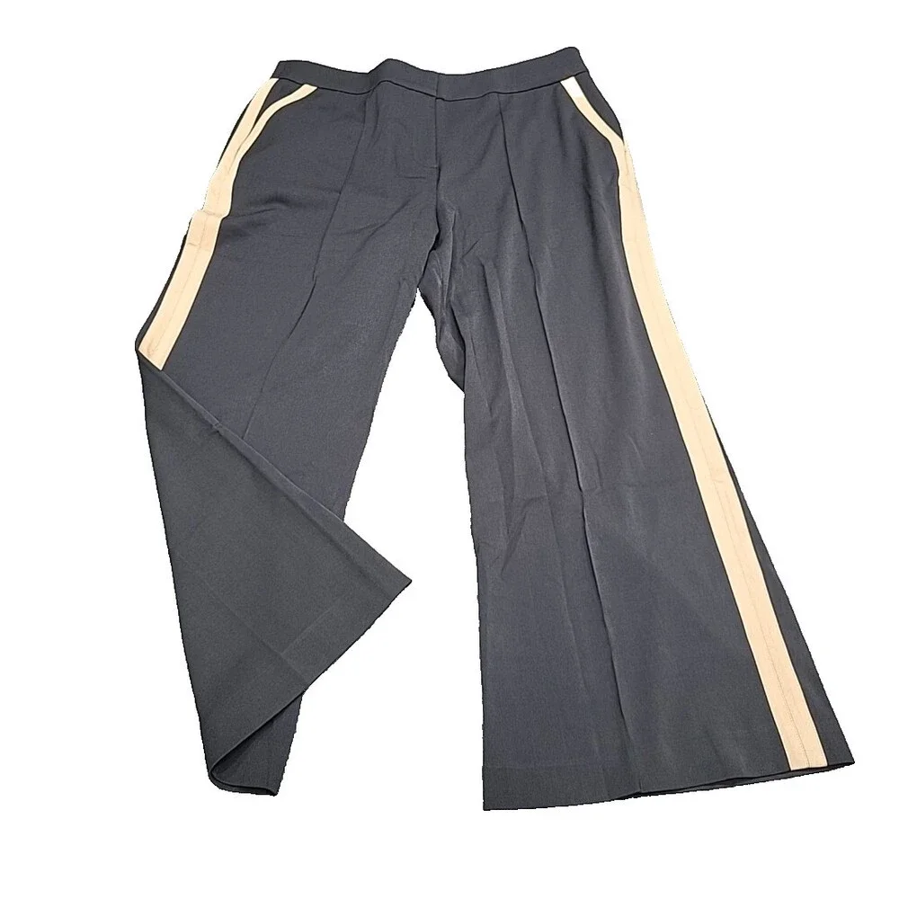 Studio Park Womens Dressy Casual Work Office Pants Petite Size 14P Black Pockets